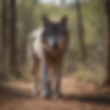 Majestic Alpha Wolf in New Mexico Sanctuary