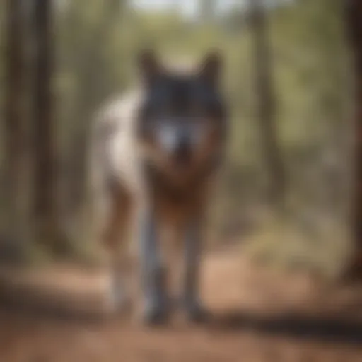 Majestic Alpha Wolf in New Mexico Sanctuary