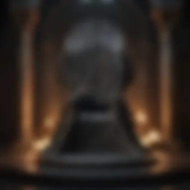 The Iron Throne and Its Significance Symbolic representation of the iron throne surrounded by significant artifacts