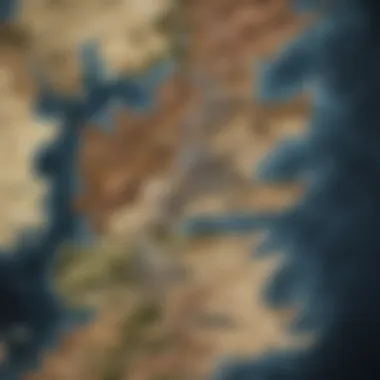 Historical Map of Westeros Noble Houses Ancient Map of Westeros showcasing noble houses' territories