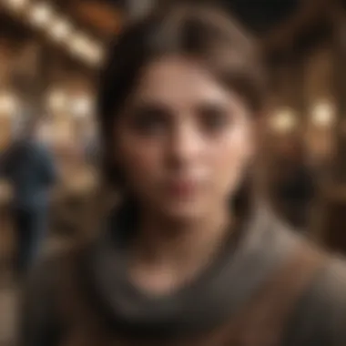 Braavos Intrigue Arya Stark disguised in Braavos market