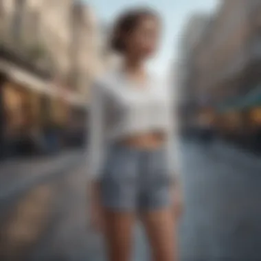 Effortless Elegance in Urban Setting Effortless Elegance in Urban Setting
