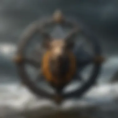 Baratheon Sigil Adorning Storm's End Baratheon Sigil at Storm's End