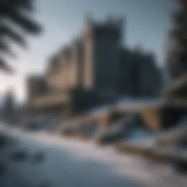 An architectural marvel of Winterfell showcasing resilience amidst the harsh environment