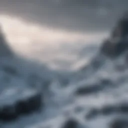 A stark winter landscape in Westeros