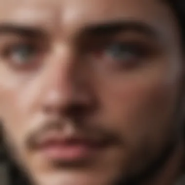 Emotional Depth of Brandon Stark Artistic interpretation of the emotional impact of Brandon's eyes