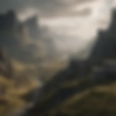 Westeros: A Harsh Backdrop for Identity Shaping A landscape representing the harshness of Westeros