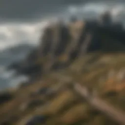 A breathtaking view of Westeros landscape