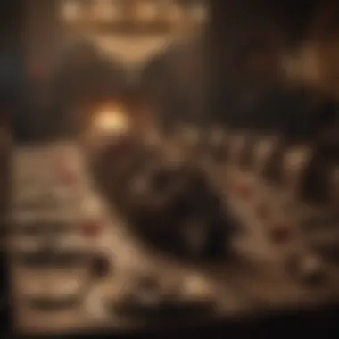 Game of Thrones Banquet Table A lavish banquet table adorned with Game of Thrones-themed decorations