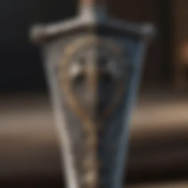 Mark of Honor Knightly Crest Engraved on Blade