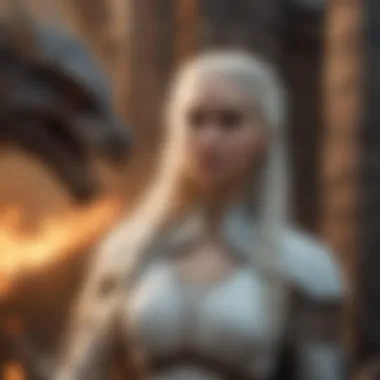 Daenerys Targaryen and her Dragons Daenerys Targaryen with Dragons