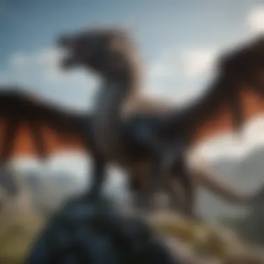 Mystical Dragons Soaring over Westeros