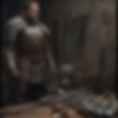 Warrior's Arsenal Detailed armor and weaponry of the characters