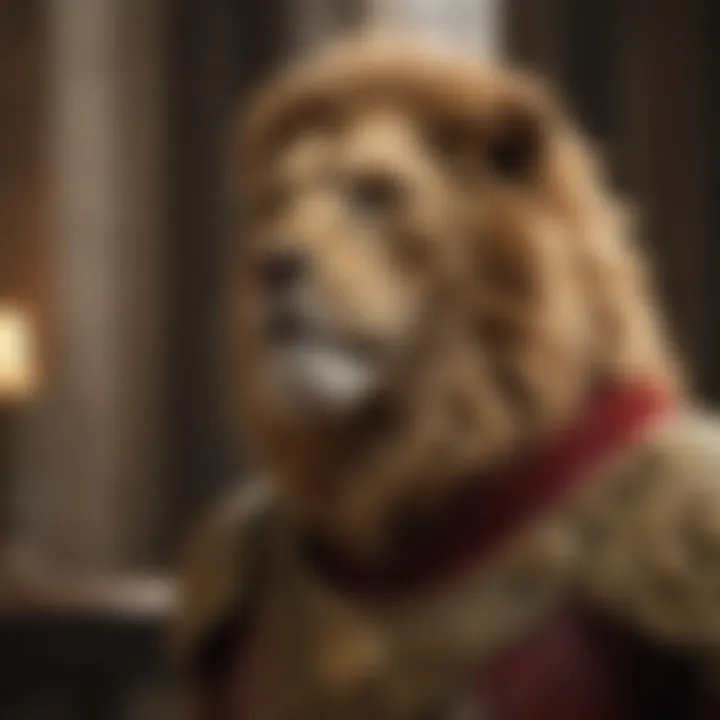 The golden lion of House Lannister symbolizing ambition and power