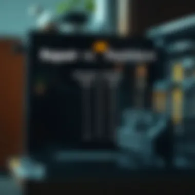 Cost Comparison: Repair vs Replace A cost comparison chart between repairing and replacing a dishwasher