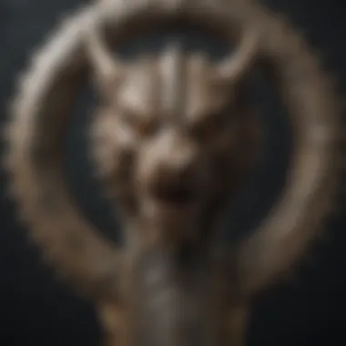 Symbol of Power Dragon Motif Adorning the Guard
