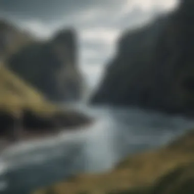Rugged Seaside Spectacle Dramatic Coastal Cliffs in Northern Ireland