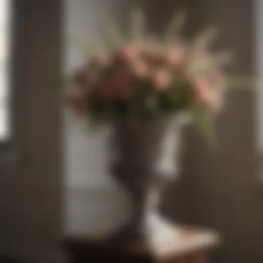 Graceful Elegance Elegant urn with floral arrangement