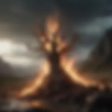 Thunderous Fury of Nature Elemental Storm Spell