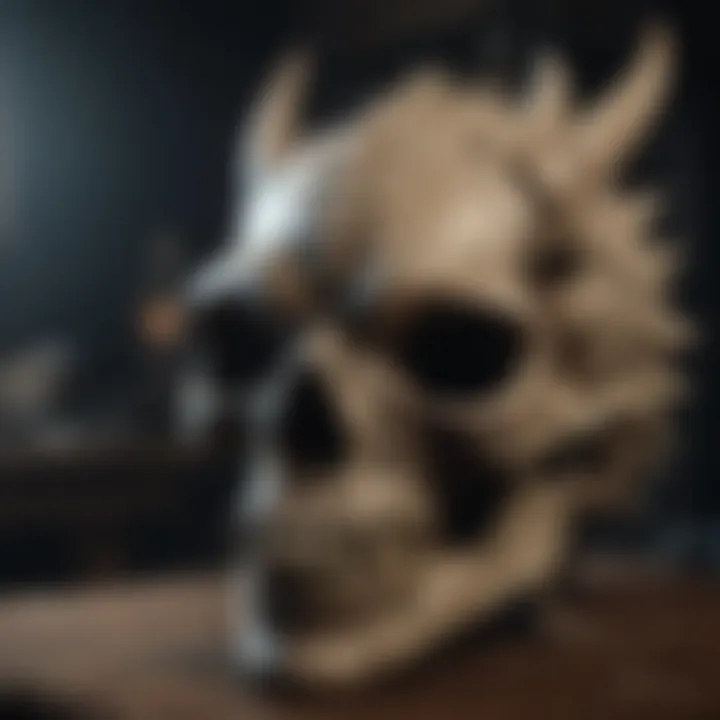 Enigmatic Dragon Skull in Game of Thrones