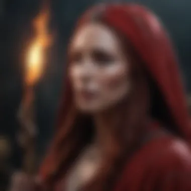 Enigmatic Red Priestess Melisandre from Game of Thrones