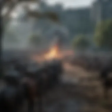 Legendary Conflict in the North Epic Battle Scene at Winterfell