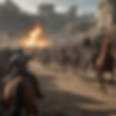 Epic Game of Thrones battle scene