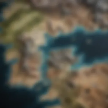 Geopolitical Landscape of Westeros A detailed map of Westeros showing the various kingdoms and territories