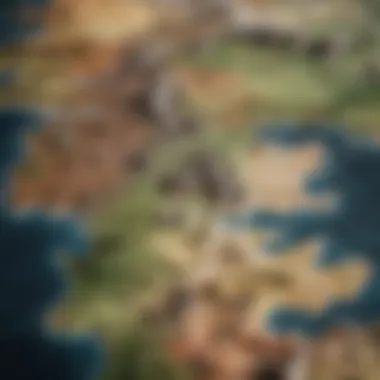 Strategic Map of Westeros A strategic map of Westeros highlighting key locations in Book Two's plot