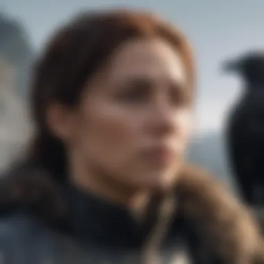 Vision Beyond the Horizon: A Character's Insight A character gazing into the distance, symbolizing foresight