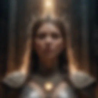Emanation of Divine Power Powerful deity surrounded by ethereal light