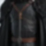 Detailed look at Jon Snow's iconic cloak and sword