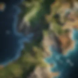 Epic Fantasy World Map