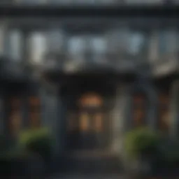 The majestic facade of Greenwood House showcasing its architectural elegance.