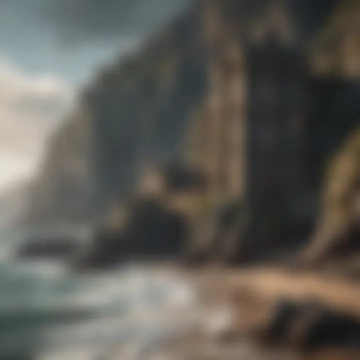 The enchanting beauty of Dragonstone's coastal cliffs