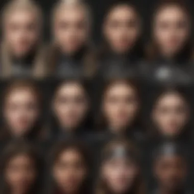 Diversity of Character in Westeros A collage of iconic 'Game of Thrones' characters showcasing their diverse personalities