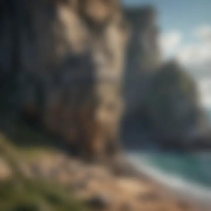 The stark cliffs and rugged design of Dragonstone