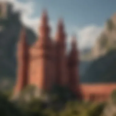 The majestic Red Keep with its iconic towers and battlements