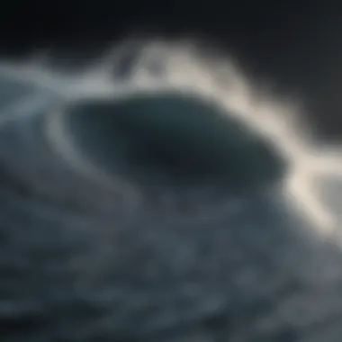 Artistic Representation of Sound Waves in Audiobook Artistic representation of sound waves illustrating audiobook features
