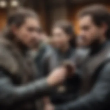 Fan Interaction with Game of Thrones Actors The actors of Game of Thrones attending a fan convention