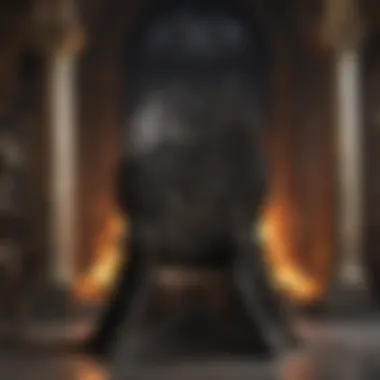 An ornate throne symbolizing the rule and governance in Westeros