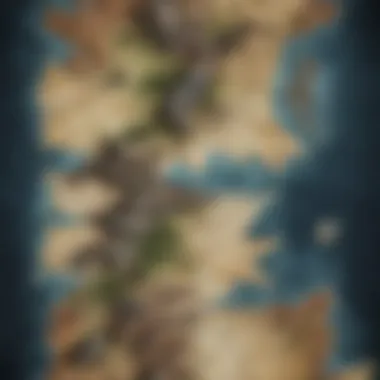 Map of Westeros: A Telltale Perspective An intricately detailed map of Westeros highlighting key locations from Telltale's narrative.