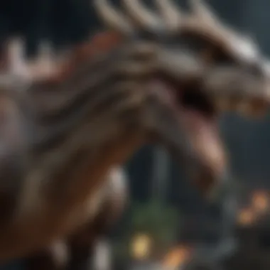 The Evolution of Dragon Characters Concept art depicting the evolution of dragon characters in gaming