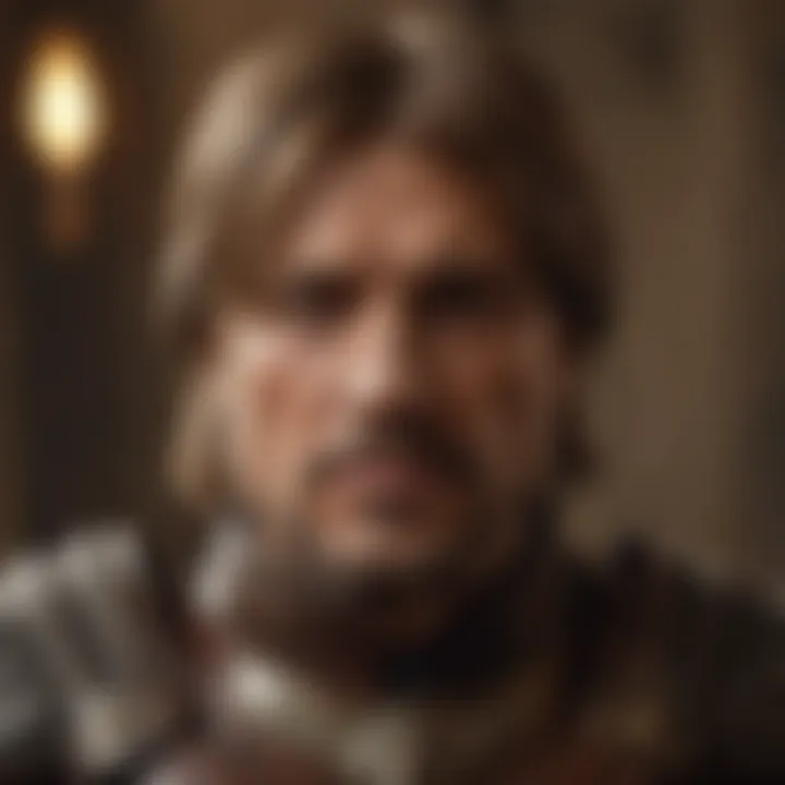 A character portrait capturing the complexity of Jaime Lannister