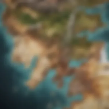 Geographical Significance of the Prophecy A map illustrating the lands of Westeros and key locations