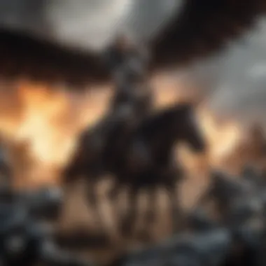 The Final Showdown: Epic Battle in Season Eight Epic battle scene from the final season