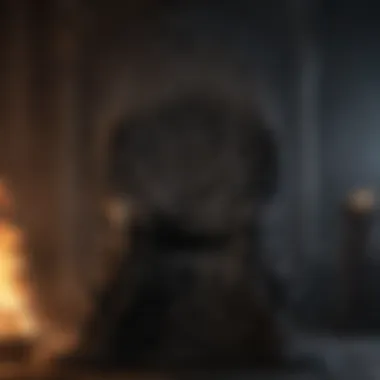 The Iron Throne: A Symbol of Power and Betrayal An iconic scene featuring the Iron Throne in the series finale.