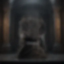 Symbolic representation of the Iron Throne reflecting power dynamics