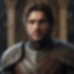 Artistic representation of iconic Game of Thrones characters in a video game setting