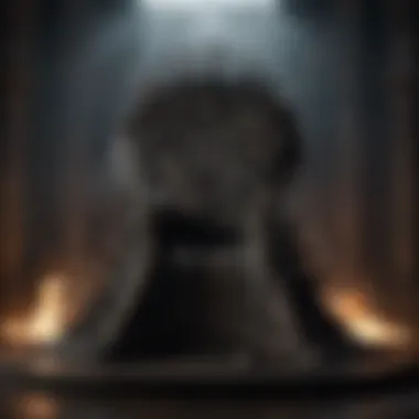 The Iron Throne A representation of the Iron Throne symbolizing power and conflict